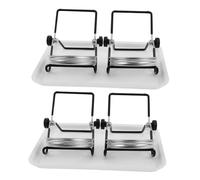 DIYEAH 2 Set Coperchi Rete per Barattoli Wide Mouth Mason Jar con Supporto Accessori Germogliatura Senza Barattolo per Semi e Germogli Casalinghi