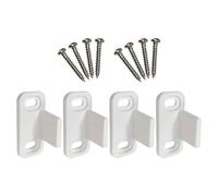 DIYEAH 2 set Guida Scorrevole per Porte Barn Stopper e Design Unico per Porte Senza Facile Installazione Colore Colore