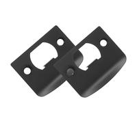 DIYEAH 2 Set Kit per Porte Acciaio Inox Placche Chiavistello Arrotondato per Migliorare delle Porte e Versatile per La Protezione Della Casa