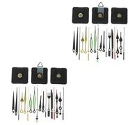 DIYEAH 2 Set Movimento Dell'orologio Quarzo per Meccanismo Dell'orologio Quarzo Kit Parti Meccanismo Dell'orologio a Batteria Lancette Dell'orologio Plastica