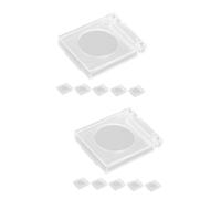 DIYEAH 2 Set Protettivo Per Interruttore Pulsante Trasparente Da Copertura Antipolvere Per Pulsanti Installazione Facile E Design Accidentale Materiale Resistente 6 Pezzi*2