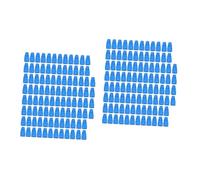 DIYEAH 2 Set Protezioni per Cavi Ethernet Gusci Plastica Blu Rottura per Connettori di Rete Copertura Protettiva per Testa del Cavo per Protezione Guaina Elettrica 100 Pezzi*2