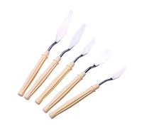 DIYEAH 2 Set Raschietto Per Pigmenti Raschietto in Carburo Pittura A Olio Tavolozza Pittorica Elettrico Appuntito Tavolozza Bagnata Corredo Di Pittura Forniture Di Pittura Padella 5 Pz*2