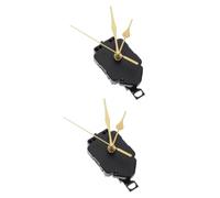 DIYEAH 2 Set Set Movimento Orologio da Parete Albero del Kit Meccanismo Dell'orologio Sostituisci o Crea Il Tuo Orologio Arredamento Dell'orologio Orologio retrò Sostituzione Plastica