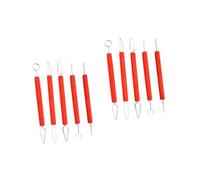 DIYEAH 2 Set Strumenti per Scultura Strumenti per Ceramica Strumenti per Scultura in Cera Forniture per Argilla Argilla Essiccata all'Aria Argilla per Modellare Forno per 5 Pezzi * 2