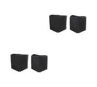 DIYEAH 2 Set Tappetino Antiscivolo Per Rilievi Della Scala Gambe Della Scala Di Grandi Dimensioni Pinze Presa Piedini Antiscivolo Della Scala Pieghevole Gomma Da Cancellare Nero 2 Pezzi*2
