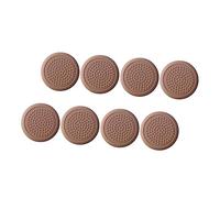 DIYEAH 2 Set Tappetino in Silicone Coperture Presa Rettangolare Gamba Pastiglie Tampone Anti Cuscinetti Di Mobili Non Slip Protettori Del Piede Della Sedia Gel Di Silice Marrone 8 Pezzi*2