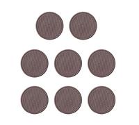DIYEAH 2 Set Tappetino in Silicone Per Gamba Gambe Mobilia Anti Protettore Piedi Del Divano Copripiede in Silicone Cuscinetti Di Mobili Non Slip Gel Di Silice Marrone 8 Pezzi*2