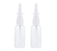 DIYEAH 2 Unitá Spray Nasale da 20ml Irrigatore Nasale Portatile in Pet Affidabile e Facile da Usare la Pulizia del Naso