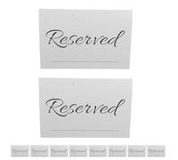 DIYEAH 20 Pezzi Cartoncini Segnaposto Matrimonio in Carta Stile Tenda con Design Stabile per Scrivere Nome Invitati per Feste di Nozze e Banchetti