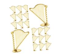 DIYEAH 20 pezzi Ciondoli Arpa per Creazione Gioielli Fai da Te Charm Pendente in Resina e Plastica con Design Unico Accessori per Collane e Orecchini Artigianali