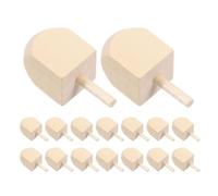 DIYEAH 20 Pezzi Dreidel in Legno Non Verniciato, Trottola Ebraica Hanukkah, 4,40x2cm, per Progetti DIY e Decorazioni Festive, per Famiglie e Ragazzi