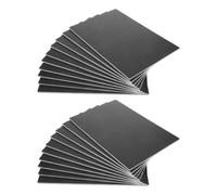 DIYEAH 20 Pezzi Pannello in Schiuma Nero 11,9x7,9 Pollici | Bordi Tagliati con Precisione, Superficie Fine e Porosa, Leggero e Compatto, per Prototipi e Vetrine