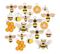 DIYEAH 20 Pezzi Pendenti con Strass per Gioielli Fai da Te Accessori per Collane Bracciali e Portachiavi Design Alla Natura per Progetti Creativi