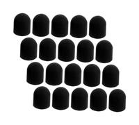 DIYEAH 20 Pezzi Pennino di ricambio suggerimenti penne stilo per touch screen penna stilo per touchscreen punta fine Testa di sostituzione per stilo Gel di silice Black