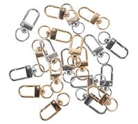 DIYEAH 20 pezzi Portachiavi Clip Ganci Resistenti per Organizzare Chiavi Casa e Auto Design Compatto e Liscio per e Uomo Facile da Appendere Cintura o Zaino