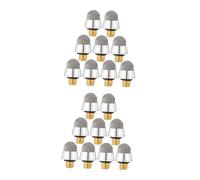 DIYEAH 20 Pezzi Punte Ricambio per Pennino Touch Screen Filettatura Esterna in Rame Placcato Silenziose e Protettive per Tablet e Smartphone Capacitivo