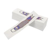 DIYEAH 200 Pezzi Sacchetti per Bacchette in Carta Kraft Oleata Custodie Antiumidità per Posate Giapponesi e Coreane Buste Resistenti per Ristoranti Sushi e Bbq