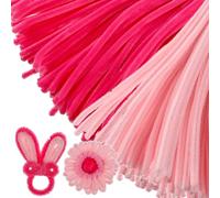 DIYEAH 200pezzi Chenille Pipe Cleaners Colorati Per Progetti Artigianali Flessibili e Resilienti Per Creazioni Fatte Mano e Decorazioni Festive