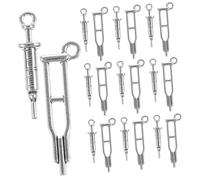 DIYEAH 20pezzi Ciondolo Metallico per Infermiere Portachiavi da Dottore Ciondolo da Appendere Regalo per Festa Infermiera di Decorazioni per Borse Chiavi e Custodie per Auricolari