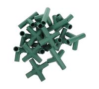 DIYEAH 20pezzi Connettori per Picchetti da Giardino in Materiale ABS Forme Diverse per Strutture Protettive Coltivazione e Supporto Piante Fragili