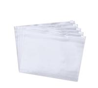 DIYEAH 24 pezzi Cartelle Porta Documenti Trasparenti in Polipropilene con Bottone Scatto Organizer Pratici e Resistenti all Acqua per Ufficio e Scuola