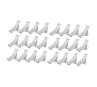 DIYEAH 24 Pezzi Clip per Ripiano Frigorifero con Gancio Alluminio per Supporto e Fissaggio Scaffale Facile Installazione Resistente per La Maggior Parte Dei Frigoriferi Domestici