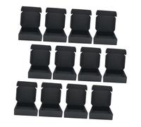 DIYEAH 24 pezzi Scatole Nere in Carta Robusta per Confezionamento e Spedizioni Facili da Assemblare Resistenti Urti e Vibrazioni per Traslochi e Conservazione di Piccoli Oggetti