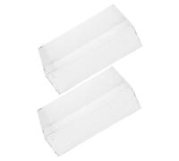 DIYEAH 2pezzi Copertura Per Mouse in Acrilico Trasparente Protettiva Antigraffio Lavabile Per Mouse Wireless Custodia Per Da Ufficio e Casa