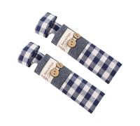 DIYEAH 2pezzi Copri Maniglia Per Frigorifero e Altri Elettrodomestici Realizzate Resistenti Protezione Per Maniglie e Pareti Personalizzabili Lettere Ricamate Per Cucina Soggiorno e Altri