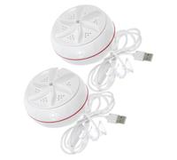 DIYEAH 2pezzi Lavatrice Mini Portatile Leggera Turbo Potente Ricarica Usb Per Biancheria Intima e Calzini Anti-avvolgimento Pulizia Rapida