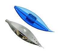 DIYEAH 2pezzi Navetta per Tessitura in Metallo e Plastica per Sciarpe Arazzi e Maglieria Strumento Fai da Te