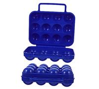 DIYEAH 2pezzi Porta Uova Rigido Da Posti Con Protezione Antiurto Per Campeggio e Picnic Custodia Portatile Leggera Con Maniglia Per Trasporto Sicuro Organizer Uova Resistente Per Uso Este