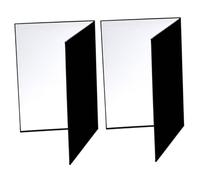DIYEAH 2pezzi Riflettore Fotografico Formato Riflettore Pieghevole in Cartone Diffusore Di Luce Accessori Per Fotografia Pannello Riflettente Per Nature Morte