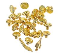 DIYEAH 2sets Ferro per Marchiare Legno con Punte in Ottone Kit per Pirografia con Lettere Punte per Pirografia su Legno Utensili Fai da Te per Lavorazione e Pelle