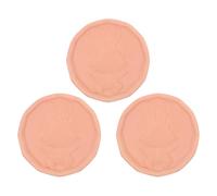 DIYEAH 3 pezzi di pietra per conservare lo zucchero in terracotta: disco per conservare lo zucchero di canna - disco per l'umidità sicuro per alimenti - umidificatore per dispensa e barattoli di