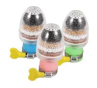 DIYEAH 3 pezzi Filtro per Rubinetto in Plastica Accessori con Filtro Antigoccia e Risparmio Idrico Compatibile con Lavelli Bagno e Rubinetti Lavabo