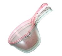 DIYEAH 3 pezzi Mestoli Acqua Trasparenti Colorati per Cucina e Giardino Cucchiaio Dosatore per Annaffiatura Piante Mestolo Multiuso per Casa Bagno e Campeggio Design Resistente e