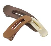 DIYEAH 3 Pezzi Mollette Piatte per Chioma Donna, Set Tre Pezzi Sfumato Ps | Stile Elegante e Delicato, Facili da Indossare Ogni Giorno, per Acconciature Semplici e Ordinate
