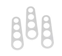 DIYEAH 3 pezzi Righelli per Misurare Spaghetti in Acciaio Alimentare per Porzioni da Persone Resistente alla Ruggine Utensile Compatto e Facile da Usare per Cucina Gourmet e Diete