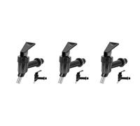 DIYEAH 3 Pezzi Rubinetto per Tanica e Inossidabile Dispenser e Facile Controllo Compatibile con Barili e Contenitori