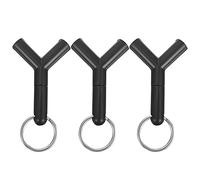 DIYEAH 3 Pezzi Splitter Audio Y Shaped Portatile per Cuffie Design Doppio Uscita per Condivisione Musica e Video e Resistente Compatibile con Smartphone e Laptop