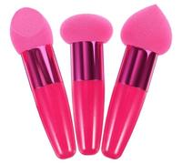 DIYEAH 3 Pezzi Spugnette Make Up Creative in Materiale a Rete, Comode e Adatte alla Curva della Pelle per Fondotinta Liquido e Polvere