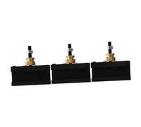 DIYEAH 3 Pezzi Stand per cambio di strumento rapido portatile postazione degli attrezzi taglierina portautensili per tornio postazione portautensili per mini tornio Black