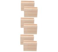 DIYEAH 3 Set Blocchi Di Sollevamento Del Letto Regolabile Estensori Legno Duro Alzate Piede Salita Tavolo Alzata Della Sedia Couch Riser Rialzo Del Letto Di Legno 2 Pezzi*3