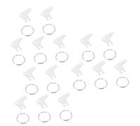 DIYEAH 3 Set Chiave del Distributore Set Chiavi Conveniente con Anello Portachiavi per Chiave Distributore Poster Dentifricio Chiave per Tovaglioli di Carta Universale Metallo 5 Pezzi * 3