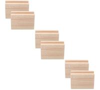 DIYEAH 3 Set Rialzo Del Piede Del Letto Rialzi Per Sedie Per Divani Pesante Livellatori Montante Alzadivano Supporto Alzate Del Sollevatore Montacarichi Di Legno 2 Pezzi*3