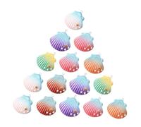 DIYEAH 30 Pezzi Ciondoli per Orecchini e Collane Fai da Te in Resina Multicolore, Accessori Leggeri e Duraturi per Creazione Gioielli Artigianali, per Decorazioni Colore Casuale