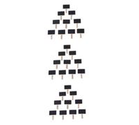 DIYEAH 30 Pezzi Mini Lavagne Rettangolari in con Clip Lavagne Nere per Foto Note e Clip Multifunzionali per Decorazioni e Messaggi