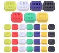 DIYEAH 35pezzi Breadboard Pcb Mini Scheda di Progetto senza Saldatura per Esperimenti Elettronici Fai da Te Circuiti Stampati per Codifica Pratica